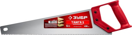 ЗУБР Тайга-5, 450 мм, ножовка для быстрого реза (15083-45) купить в Нефтеюганске