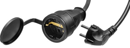 ЗУБР КГ-325-Ш, КГ, 3 х 2.5 мм2, 30 м, IP44, 4000 Вт, силовой удлинитель-шнур, Профессионал (55017-30) купить в Нефтеюганске