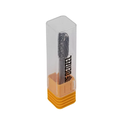 Борфреза по металлу твердосплавная, цилиндрическая закругленная, тип-С, 10 мм// Denzel 72017 купить в Нефтеюганске