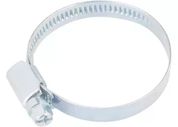 Хомуты из нержавеющей стали стандартное болтовое крепление 70-90 мм 25 шт ширина 9мм СИБРТЕХ 47586 купить в Нефтеюганске