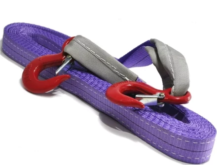 Буксир текстильный ленточный TOR БТЛ 9,0 т 4,0 м (крюк-крюк) 1011037 купить в Нефтеюганске