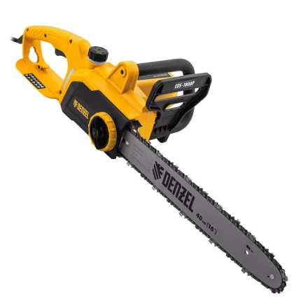 Пила цепная электрическая Denzel EDS-1800P 95615, 1.8 кВт,поперечная, шина 40 см, шаг 3/8, паз 1.3 мм, 57 звеньев купить в Нефтеюганске