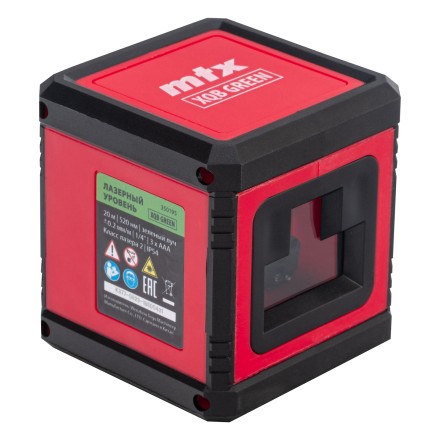 Лазерный уровень MTX XQB GREEN Pro SET 350195, 20 м, зеленый луч, батарейки, штатив купить в Нефтеюганске
