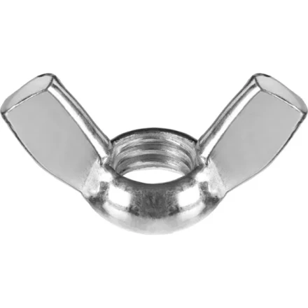 Гайка ЗУБР &quot;МАСТЕР&quot; барашковая, DIN 315, оцинкованная, M5, 5кг 303730-05 купить в Нефтеюганске