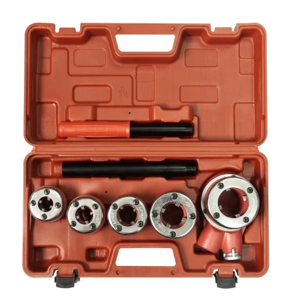 Набор клуппов трубных 3/8-1/2-3/4-1- 1 1/4 с адаптером Энкор 48481 купить в Нефтеюганске