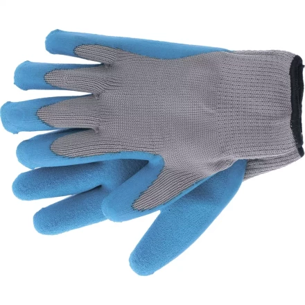 Перчатка двойная утеплённая латексное рельефное покрытие 127 г Сибртех артикул 68611 купить в Нефтеюганске