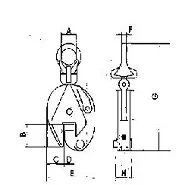 Захват для вертикального подъема листового металла универсальный DSQC-0.75 LB купить в Нефтеюганске