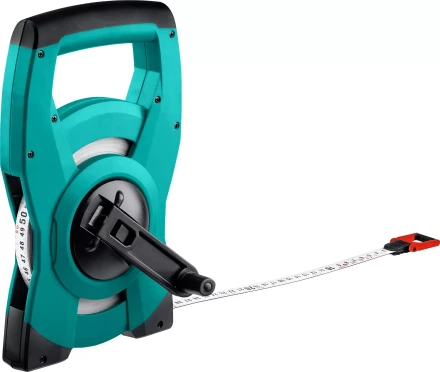 Мерная лента геодезическая со стальным нейлоновым полотном и х4 смоткой 34185-50 купить в Нефтеюганске