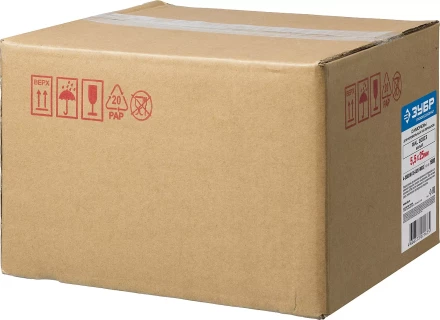 Саморезы СКМ кровельные, RAL 9003 белый, 25 x 5.5 мм, 1 800 шт, для металлических конструкций, ЗУБР 4-300310-55-025-9003 купить в Нефтеюганске