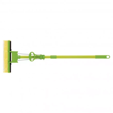 Швабра отжимная 115 см губка PVA 27 x 5,5 x 6 см телескопическая рукоятка зеленая Elfe 93518 купить в Нефтеюганске