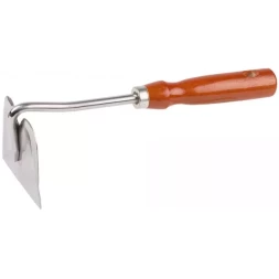 Мотыжка GRINDA прямое лезвие из нержавеющей стали с деревянной ручкой, 250 мм 8-421131_z01