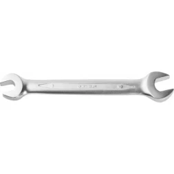 Ключ ЗУБР "ПРОФИ" гаечный рожковый, Cr-V сталь, хромированный, 8х10мм 27027-08-10