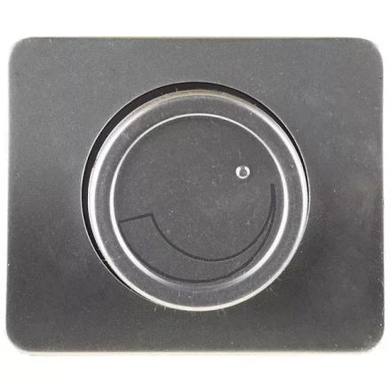 Диммер СВЕТОЗАР &quot;ГАММА&quot; без вставки и рамки, цвет светло-серый металлик, 60-800Вт SV-54142-SM купить в Нефтеюганске