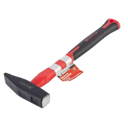 Молоток слесарный &#039;&#039;optimal&#039;&#039; 400г фибергласовая обрезиненная рукоятка квадратный боек MATRIX 10368 купить в Нефтеюганске