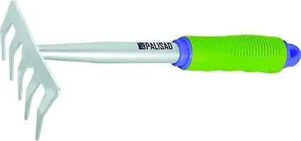 Грабли 5-зубые 110x280 мм обрез. рукоятка может использ. в сборе с ручкой 63016 63017  PALISAD 63003 купить в Нефтеюганске