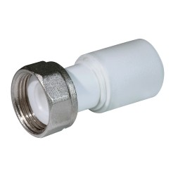 Муфта с нак.гайкой PP-R ВР 20мм х 3/4бел.(50/200) 45394