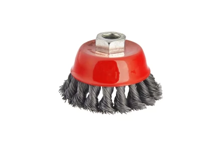 Кордщетка HAMMER чаша 65мм для УШМ витая сталь (207-104) купить в Нефтеюганске