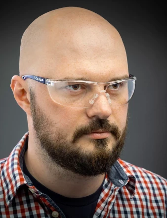 ЗУБР БОЛИД, открытого типа, прозрачные, сферические стёкла устойчивые к запотеванию, защитные очки, Профессионал (110485) купить в Нефтеюганске