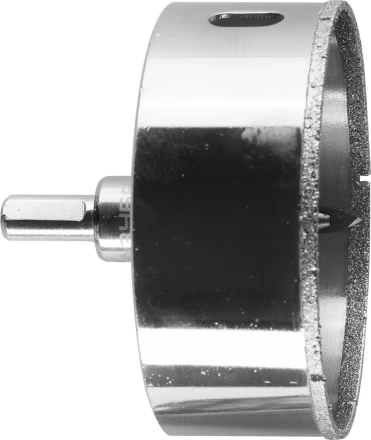 Коронка ЗУБР алмазная в сборе по кафелю, керамике с центрирующим сверлом и имбусовым ключом, зерно 60, 90мм 29850-90 купить в Нефтеюганске