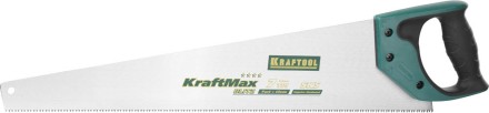 Ножовка для быстрого реза &quot;KraftMax-7&quot; 7 TPI, 500 мм, прямой крупный зуб, рез поперек волокон, для крупных и средних заготовок, KRAFTOOL 15224-55 купить в Нефтеюганске
