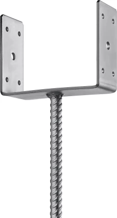 ЗУБР ОС-U, 151 x 120 x 60 мм, U-образное основание столба (310286-150) купить в Нефтеюганске