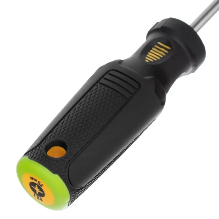 Отвертка PZ1x75 мм, CrV, трехкомпонентная рукоятка Denzel 12205 купить в Нефтеюганске