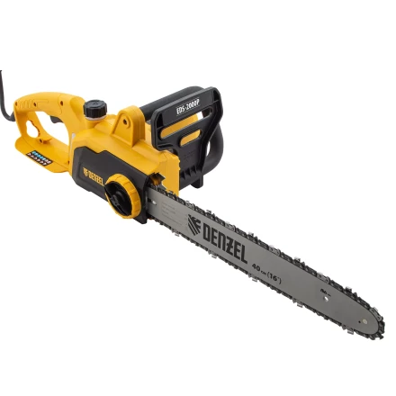 Пила цепная электрическая Denzel EDS-2000P 95616, 2 кВт,поперечная, шина 40 см, шаг 3/8, паз 1.3 мм, 57 звеньев купить в Нефтеюганске
