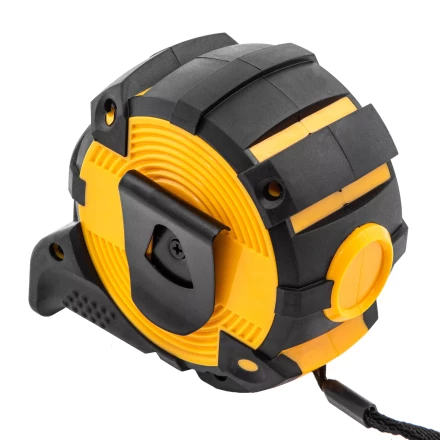 Рулетка Denzel 8м х 32мм, автоматич. фиксац., нейлон. покрытие, магнит. зацеп, двухстор. разметка, 31524 купить в Нефтеюганске