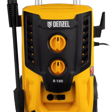 Моечная машина высокого давления Denzel R-180 58238, 2200 Вт, 180 бар, 380 л/ч, колесная купить в Нефтеюганске