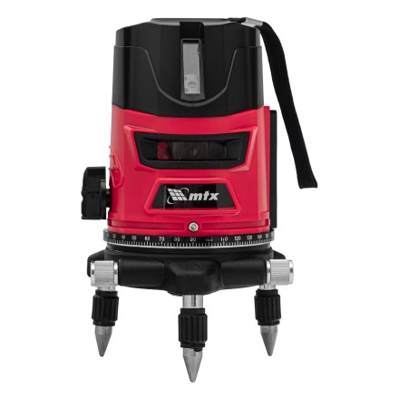 Лазерный уровень MTX CRX-30R, 30 м, красный луч, батарейки, резьба 5/8&quot; 35030 купить в Нефтеюганске