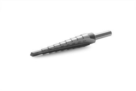 Ступенчатое сверло MESSER с прямой канавкой. Диаметр 4-12мм. Ступеней 9. купить в Нефтеюганске