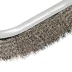 Щетка металлическая с пластмассовой ручкой, нержавеющая проволока Denzel 748287 купить в Нефтеюганске