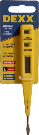 Тестер напряжения DEXX, 12-220В, 130мм 45270 купить в Нефтеюганске