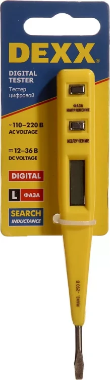 Тестер напряжения DEXX, 12-220В, 130мм 45270 купить в Нефтеюганске