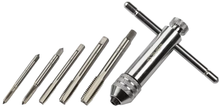 Набор резьбонарезного инструмента на карточке серия МАСТЕР купить в Нефтеюганске