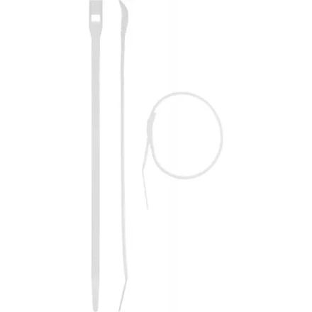 Кабельные стяжки белые КОБРА, с плоским замком, 3.6 х 150 мм, 50 шт, нейлоновые, ЗУБР 30930-36-150 купить в Нефтеюганске