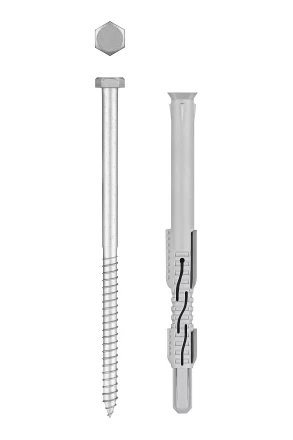 ЗУБР ФД-П 10 x 160 мм, фасадный дюбель, нейлон/цинк, 50 шт (301475-160) купить в Нефтеюганске