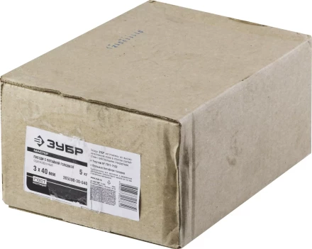 Гвозди с большой потайной головкой чертеж № 7811-7102 коробка 5 кг серия МАСТЕР купить в Нефтеюганске