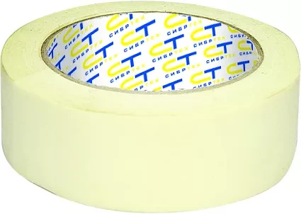 Лента малярная 23 мм х 25 м на бумажной основе  СИБРТЕХ 88838 купить в Нефтеюганске