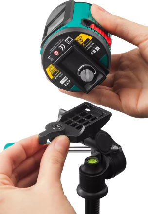 Нивелир лазерный линейный с держателем HC-1 и элевационным штативом ST-110 (35-110см), в кейcе, KRAFTOOL 34700-4 купить в Нефтеюганске