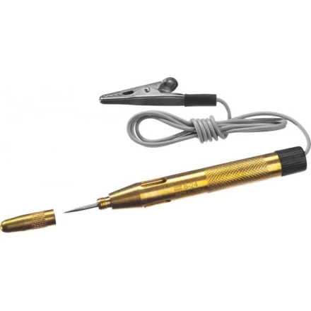 Пробник STAYER &quot;MASTER&quot; для автопроводки, латунный, 6-24В, 110мм 2574_z01 купить в Нефтеюганске