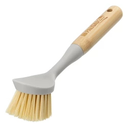 Щетка для посуды круглая d 60х230 мм, бамбуковая рукоятка, Home// Palisad 93571