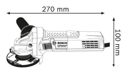 УШМ BOSCH GWS 750-115 (0.601.394.0R0) купить в Нефтеюганске