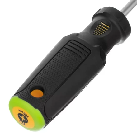 Отвертка PZ2x100 мм, CrV, трехкомпонентная рукоятка Denzel 12207 купить в Нефтеюганске