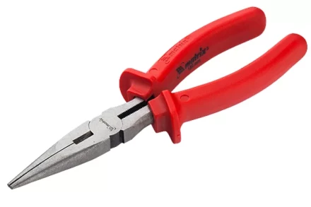 Длинногубцы Econom 160 мм прямые шлифованные пластмассовые рукоятки MATRIX 17192 купить в Нефтеюганске