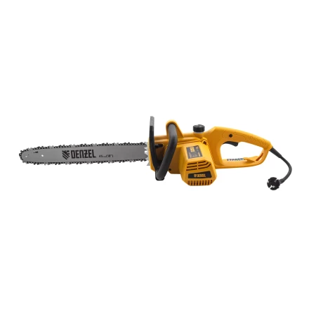 Пила цепная электрическая Denzel EDS-2200P, 2.2 кВт,поперечная, шина 45 см, шаг 3/8, паз 1.3 мм, 63 звена 95617 купить в Нефтеюганске