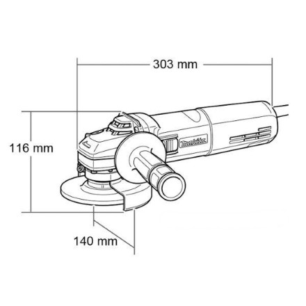 Шлифмашина УШМ Makita GA 6040 купить в Нефтеюганске