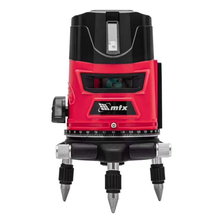 Лазерный уровень MTX CRX-30G, 30 м, зеленый луч, батарейки, резьба 5/8" 35032 купить в Нефтеюганске