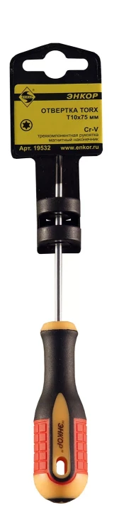 Отвертка Torx T10х75мм Энкор 19532 купить в Нефтеюганске