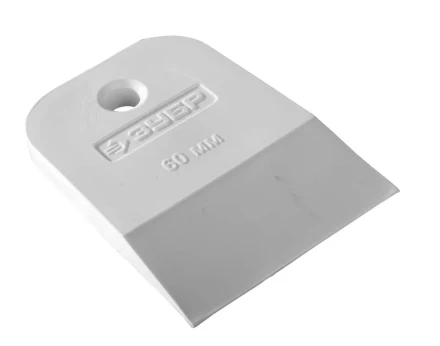 Шпатель ЗУБР &quot;МАСТЕР&quot; резиновый, белый, 1шт, 60мм 1016-60_z01 купить в Нефтеюганске